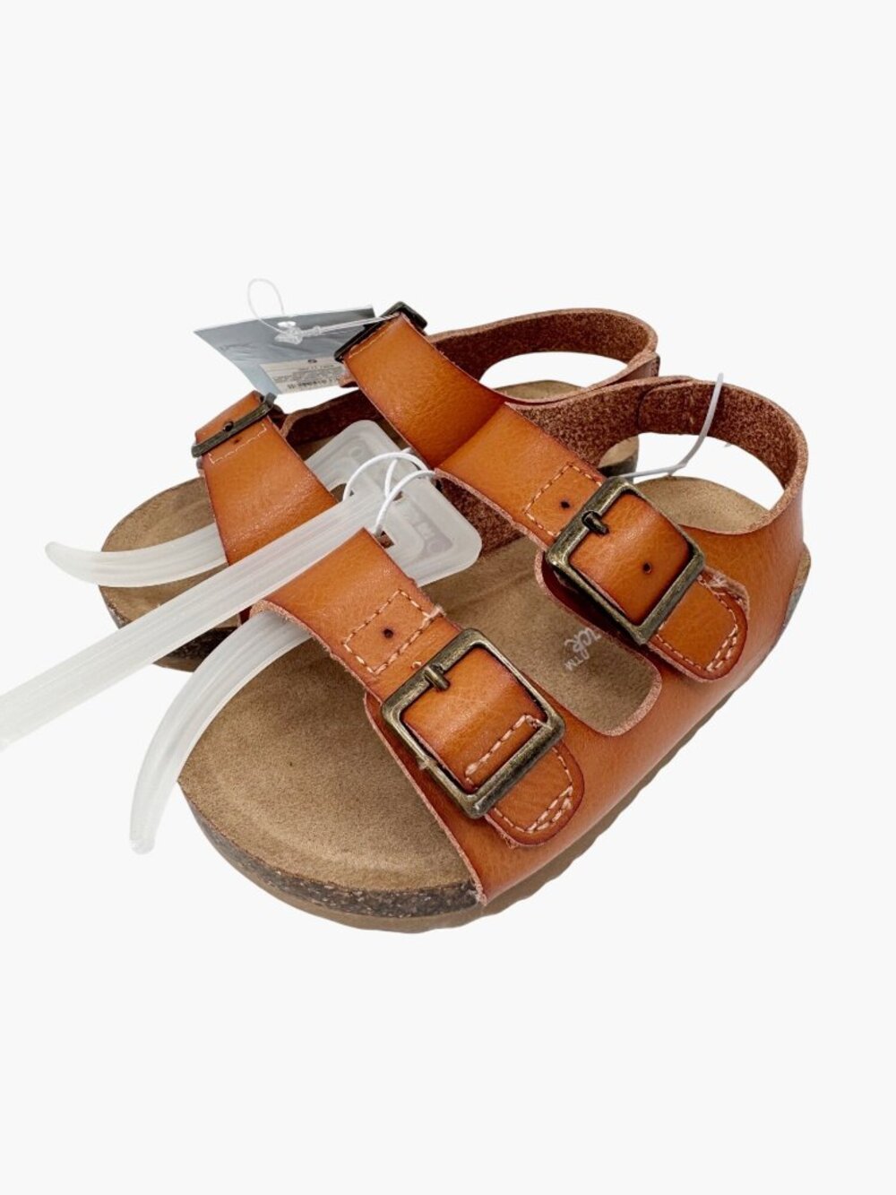 NEW Cat & Jack Toddler Reagan Footbed Sandals -  Cognac - Size 5